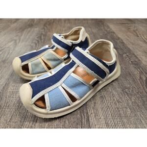 Naturinos Blue Ivory Kids Youth Sandals Made in Italy Euro 27 Shoes
